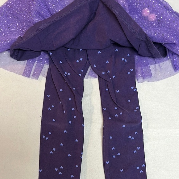 Souris Mini Purple Sparkly Tutu with Leggings - Picture 4 of 6